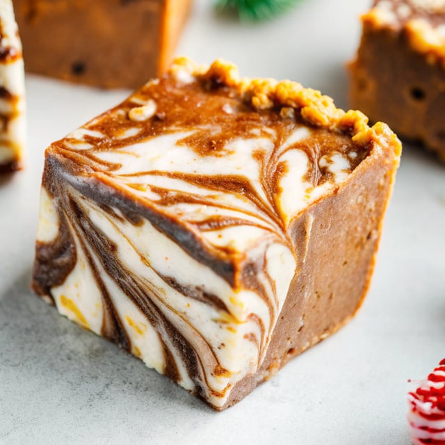 Gingerbread Swirl Fudge