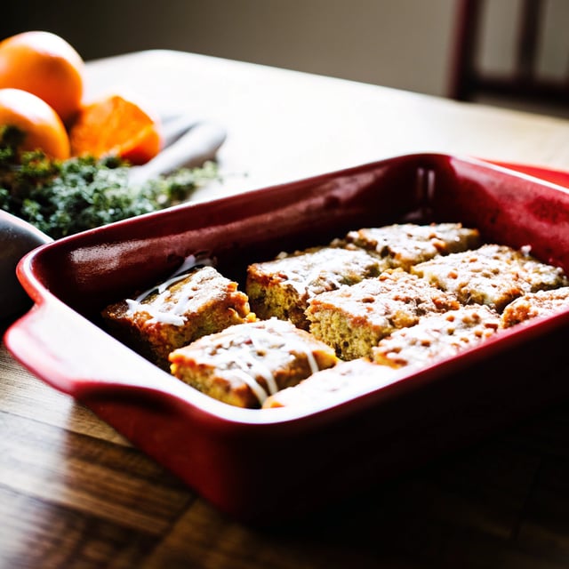 Glazed Orange Poppy Seed Bars