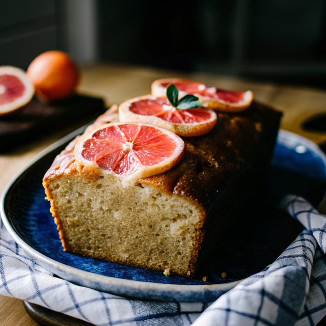 Grapefruit Greek Yogurt Cake