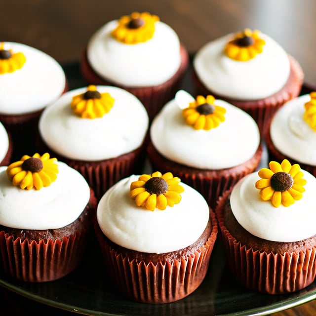 Sunflower Cupcakes