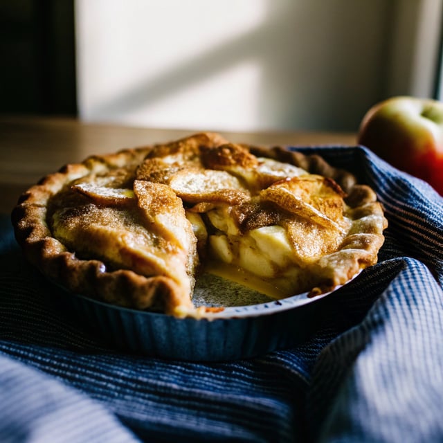 Apple Crème Fraîche Pie