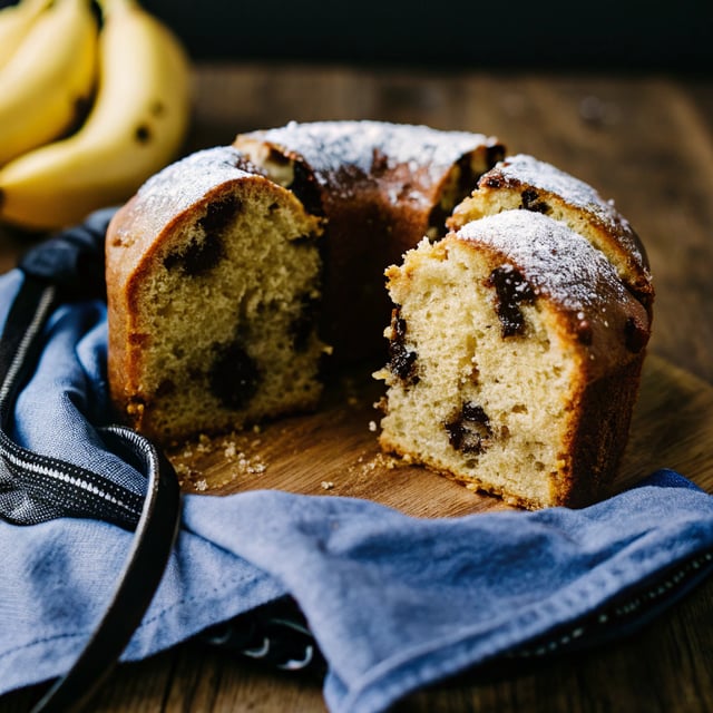 Banana Chocolate Bundt Cake