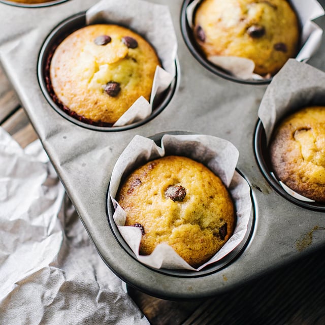 Banana Espresso Muffins