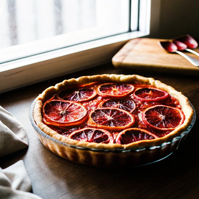 Blood Orange Pie