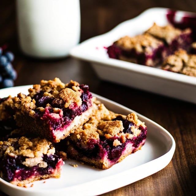 Blueberry Crumble Bars
