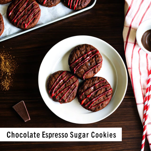 Chocolate Espresso Sugar Cookies