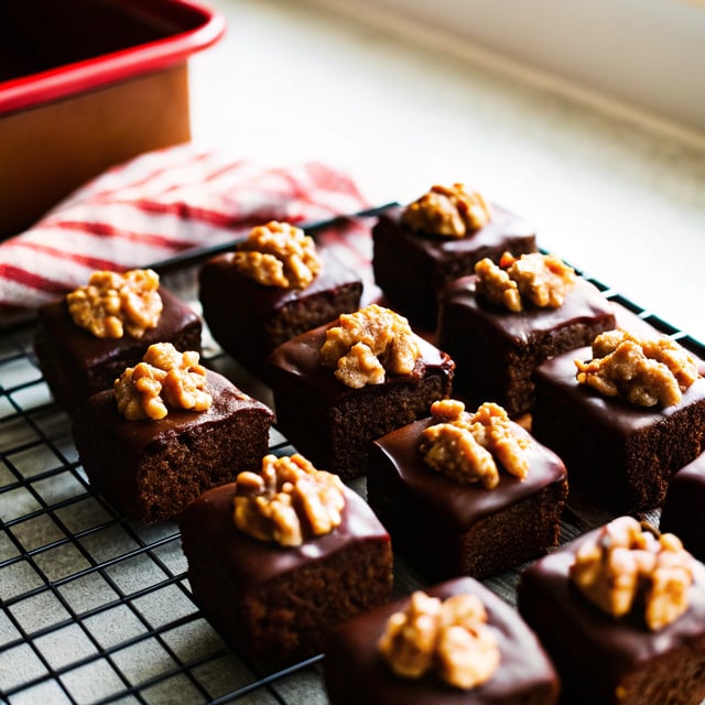Chocolate-Walnut Shortbread Bites