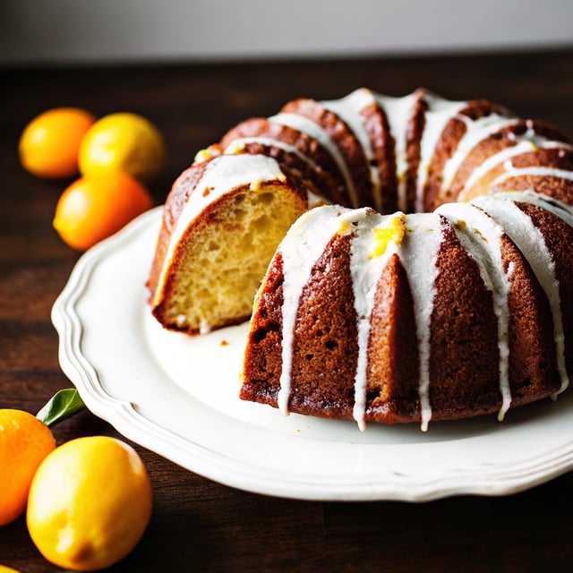 Citrus Bundt Cake with Glaze