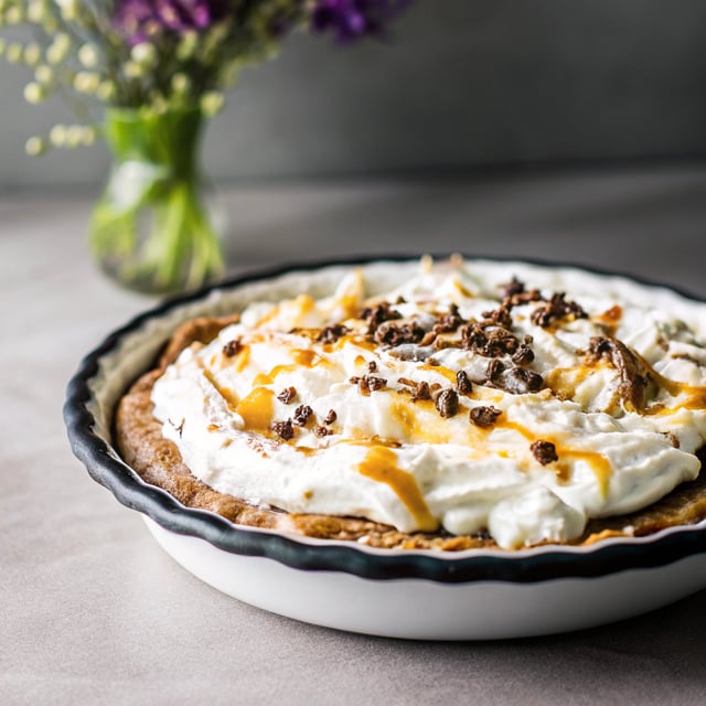 Coffee Caramel Ice Cream Pie