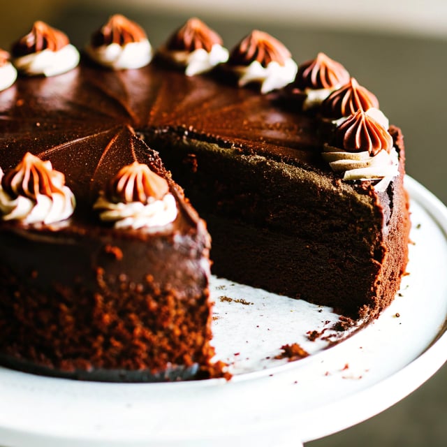 Easy One-Layer Chocolate Afternoon Cake