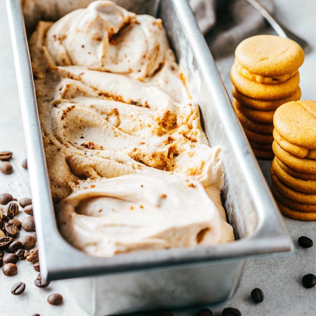 Frangelico + Coffee No-Churn Ice Cream (and Ice Cream Sandwiches)