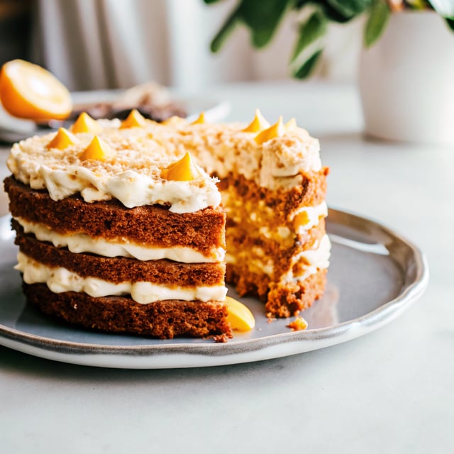 Ginger Cake with Pumpkin Creme Mousseline + #bakeamericacakeagain