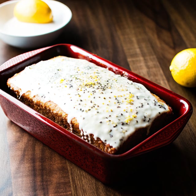 Glazed Meyer Lemon Snack Cake
