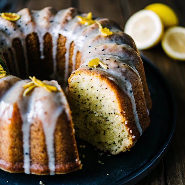 Lemon Poppy Seed Bundt Cake