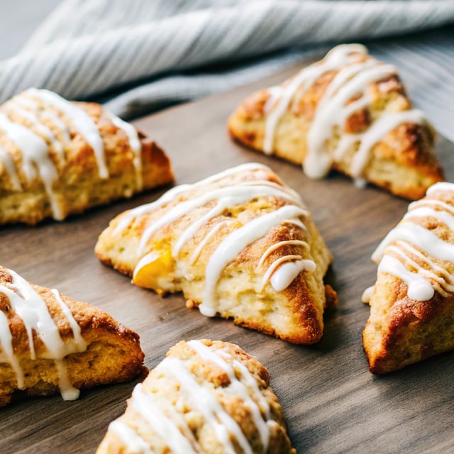 Lemon White Chocolate Scones