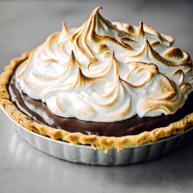 New-Fashioned Chocolate Meringue Pie