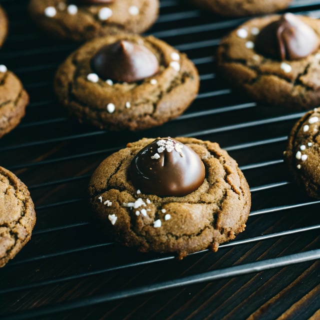Pan-banging Molasses Espresso Cookies with Chocolate