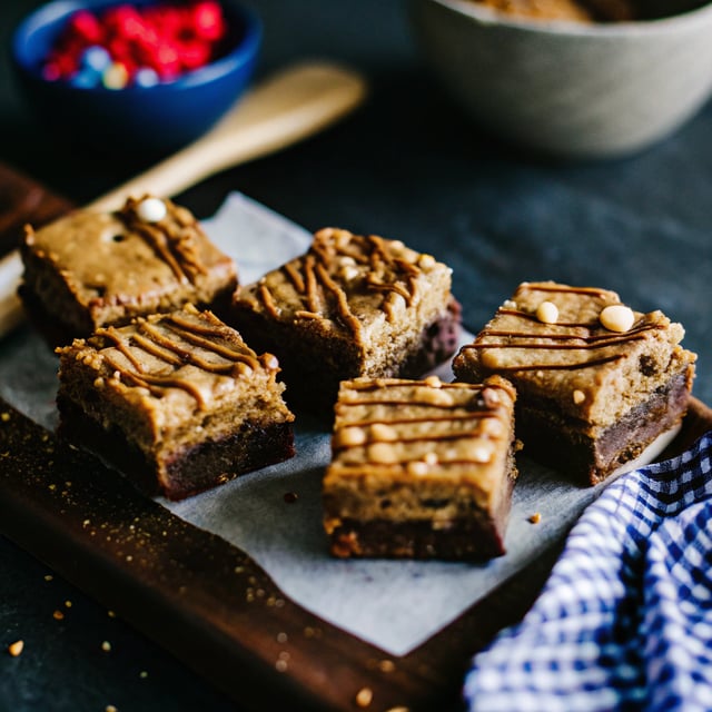 Peanut Butter Crunch Brownies