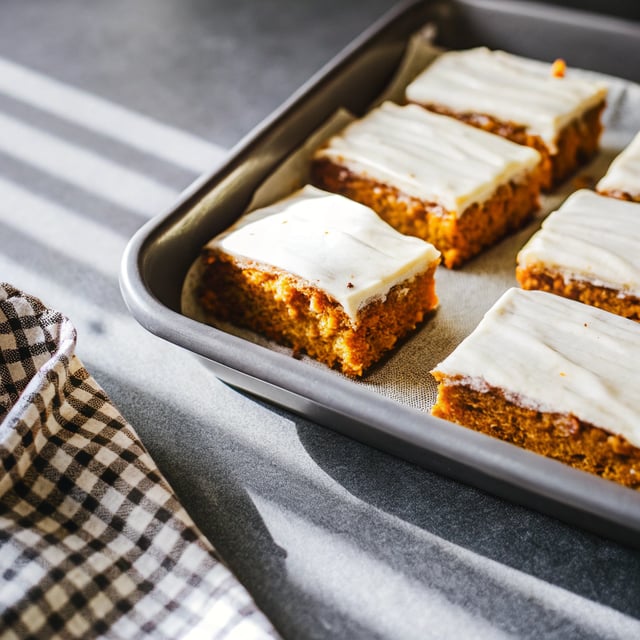 Pumpkin Bars with Cream Cheese Frosting