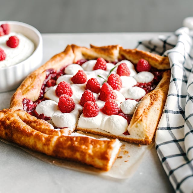 Raspberry Puff Pastry Tart