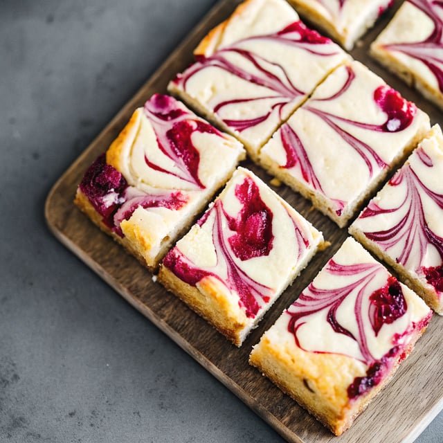 Raspberry White Chocolate Brownies
