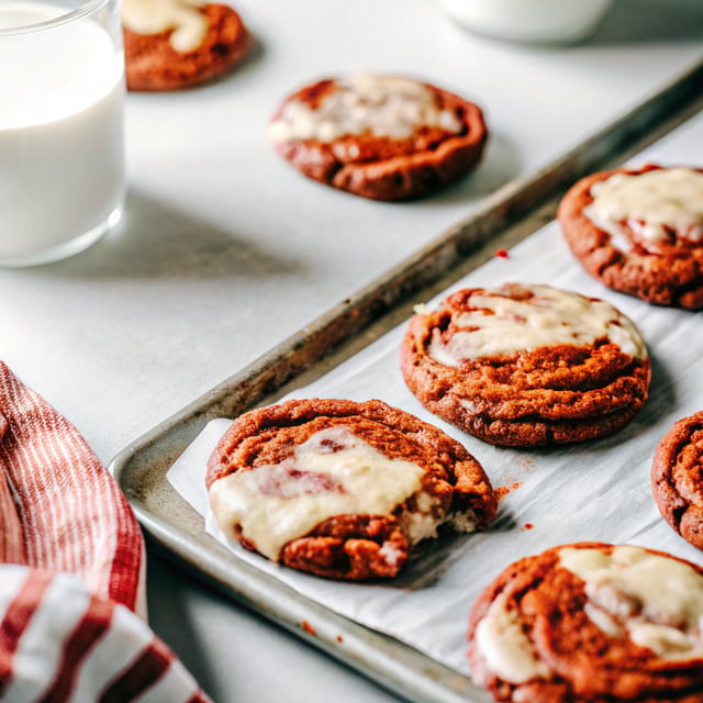 Red Velvet Pan-Banging Cookies