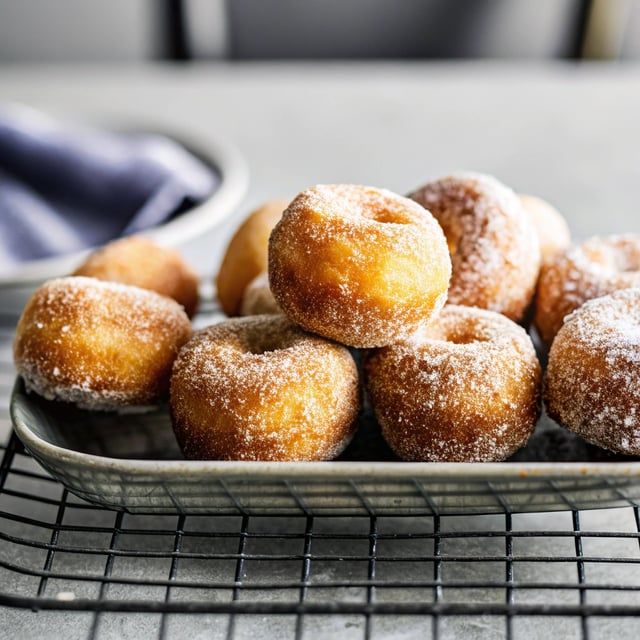 Sugar Coated Raised Mini Donuts
