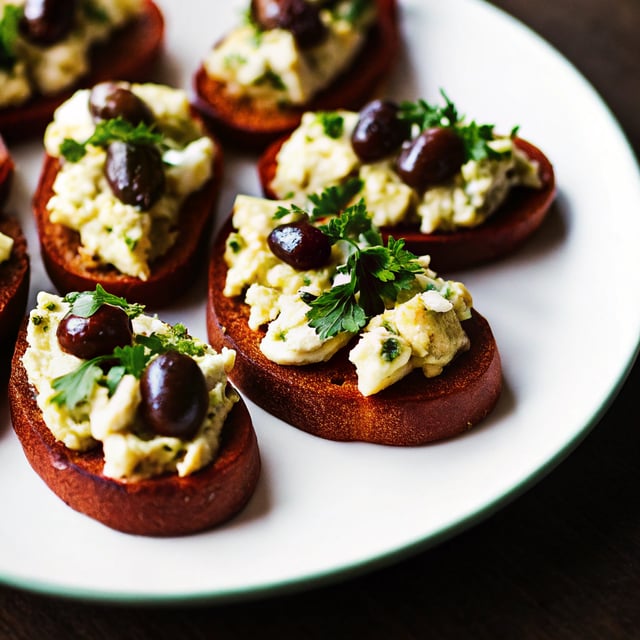 Artichoke-Olive Crostini