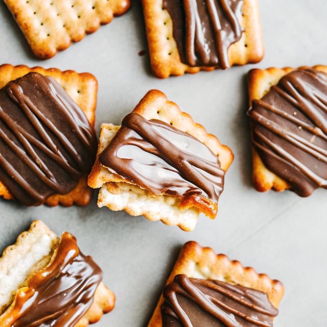 Chocolate Caramel Crackers