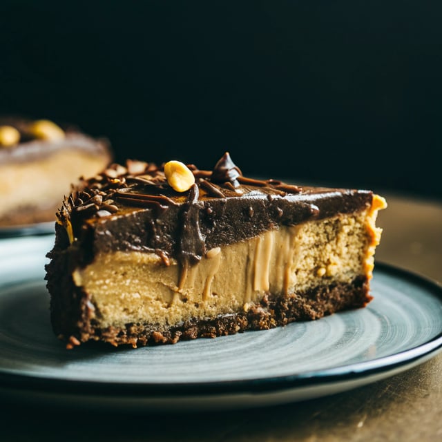 Chocolate Peanut Butter Cheesecake