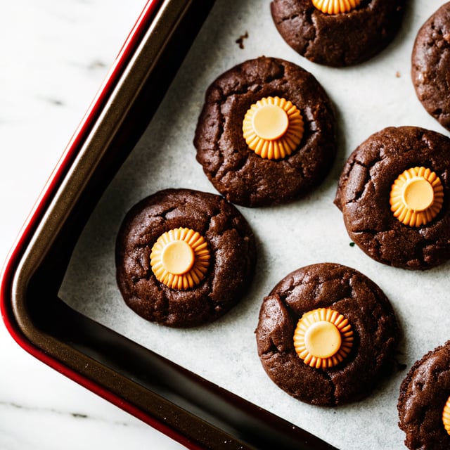 Chocolate Peanut Butter Cup Cookies