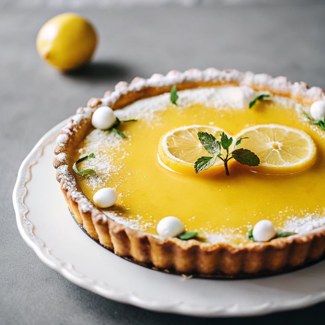 Classic Lemon Curd Tart