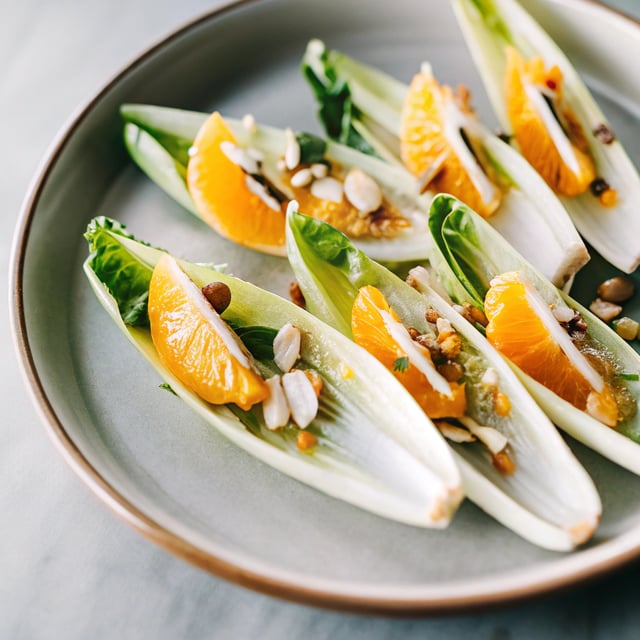 Endives with Oranges and Almonds