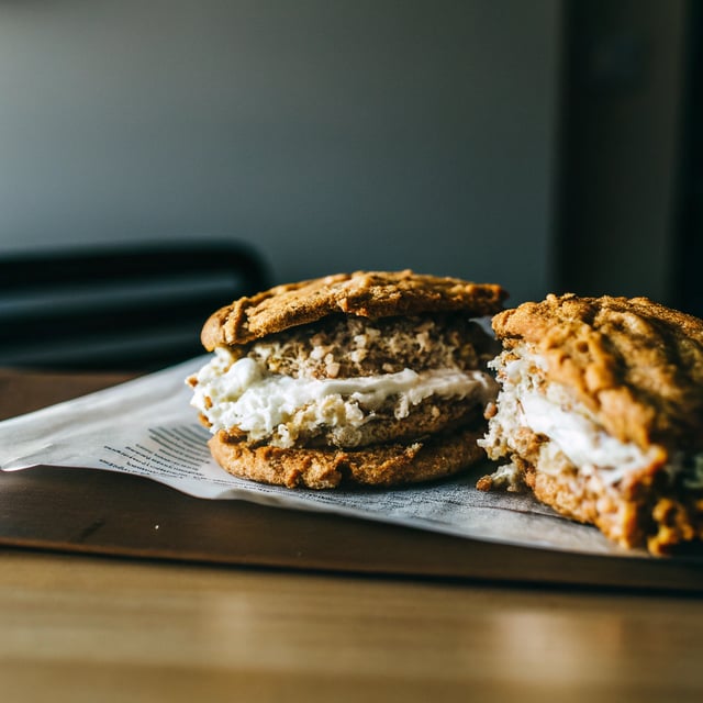 Giant Ice Cream Sandwich Cookies