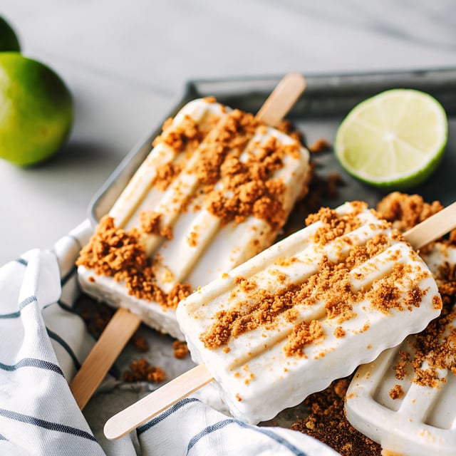 Key Lime Pie Popsicles