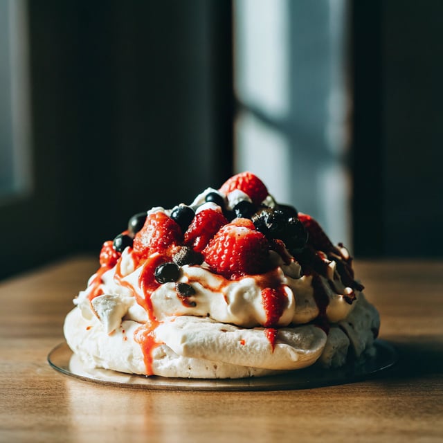 Mixed Berry Pavlova
