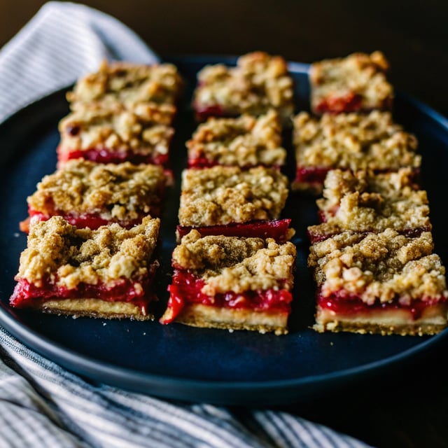 Raspberry Crumble Tart Bars
