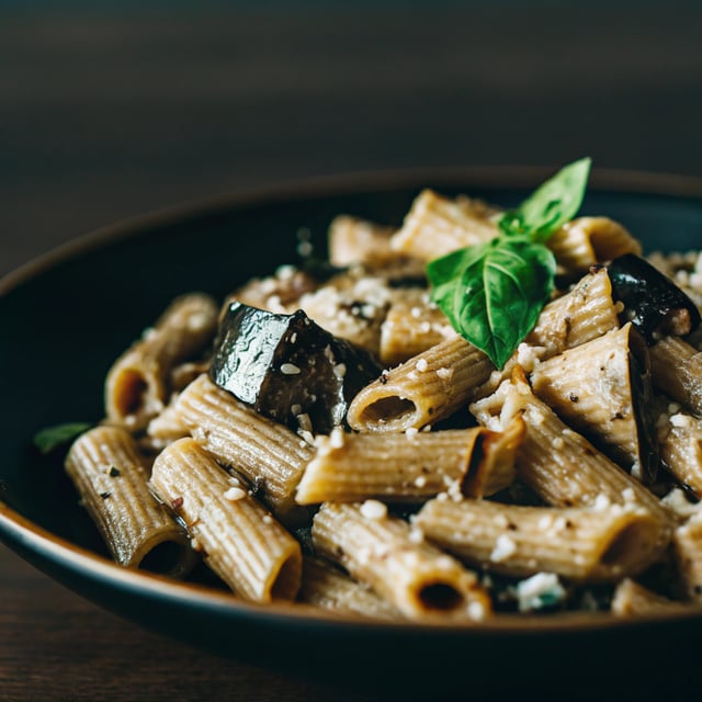 Rigatoni with Eggplant Purée