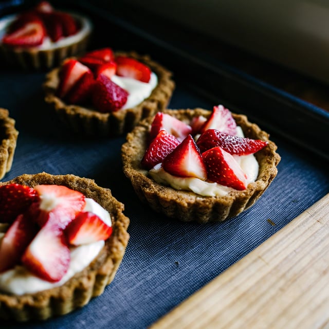 Strawberry-Ricotta Graham Tartlets