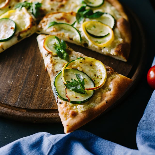 Summer Squash Pizza