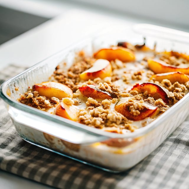 Almond-Crisped Peaches