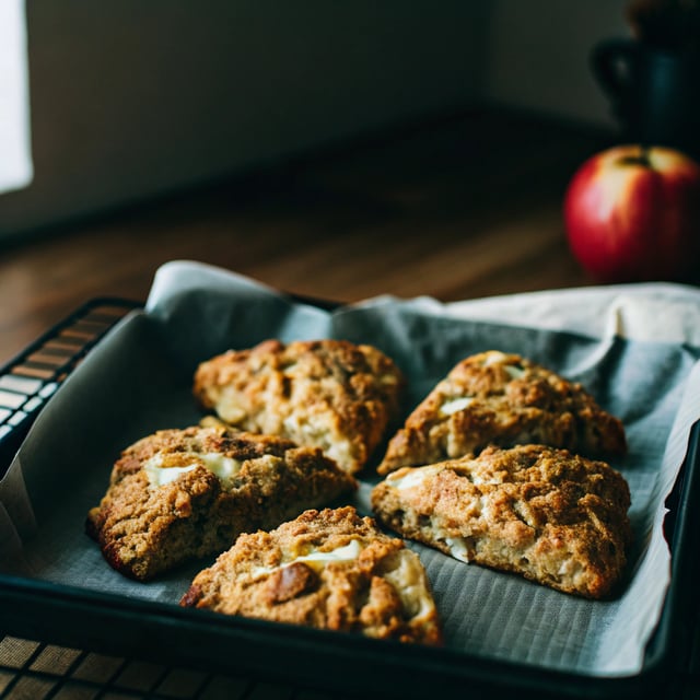 Apple and Cheddar Scones