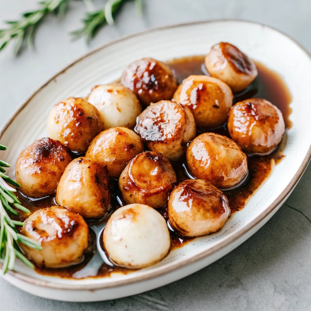 Balsamic-Glazed Sweet and Sour Cipollini