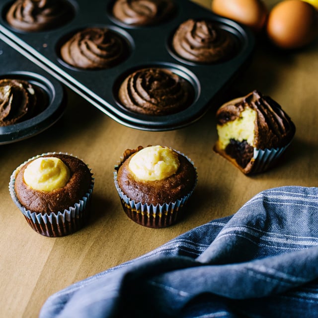 Black Bottom Cupcakes