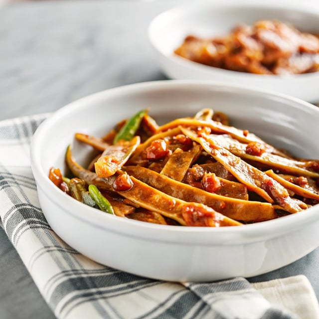 Braised Romano Beans