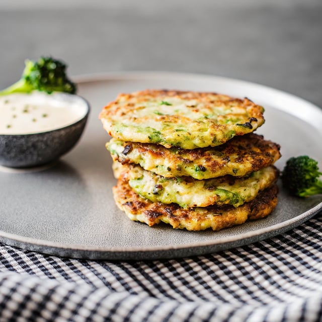 Broccoli Parmesan Fritters