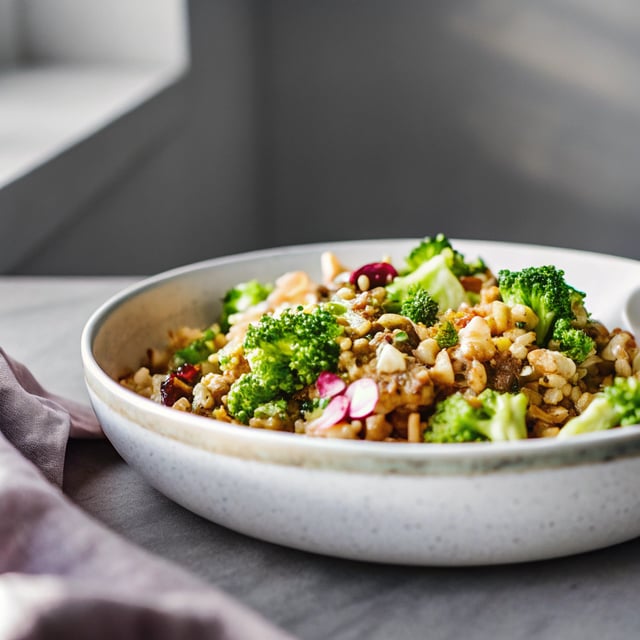 Broccoli Rubble Farro Salad