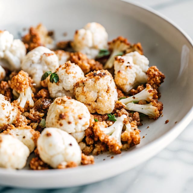 Cauliflower with Brown Butter Crumbs