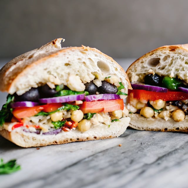 Chickpea Pan Bagnat