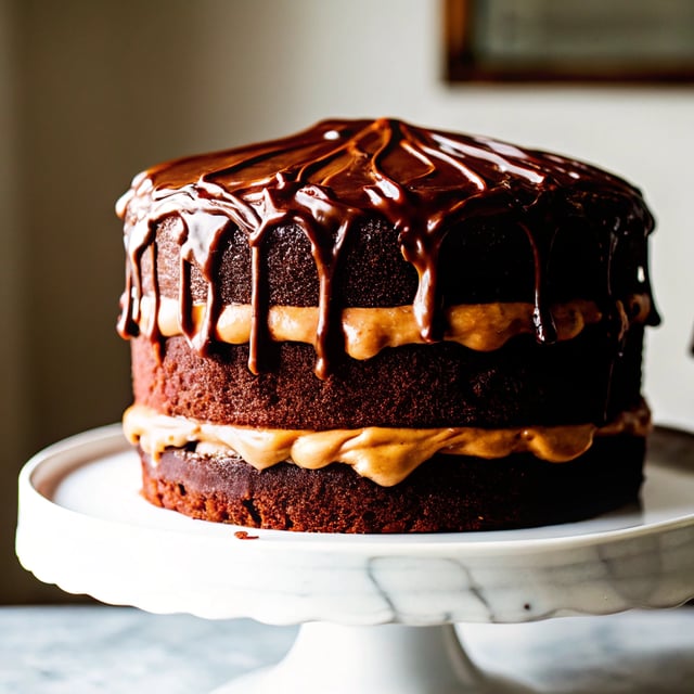 Chocolate Peanut Butter Cake